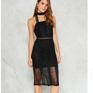 NastyGal crochet dress